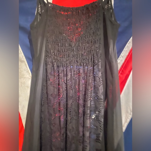 Hot Topic Dresses & Skirts - Vintage dress RARE 90s hot topic large skull mesh lace goth punk discontinued